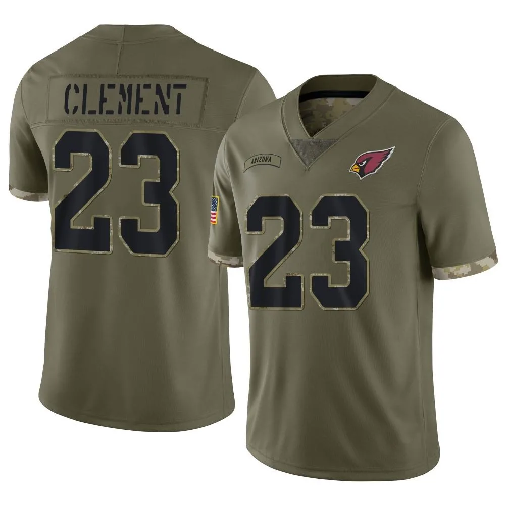 Men's Arizona Cardinals Corey Clement Nike 2022 Salute To Service Limited Olive Jersey Men's Arizona Cardinals Corey Clement Nike 2022 Salute To Service Limited Olive Jersey