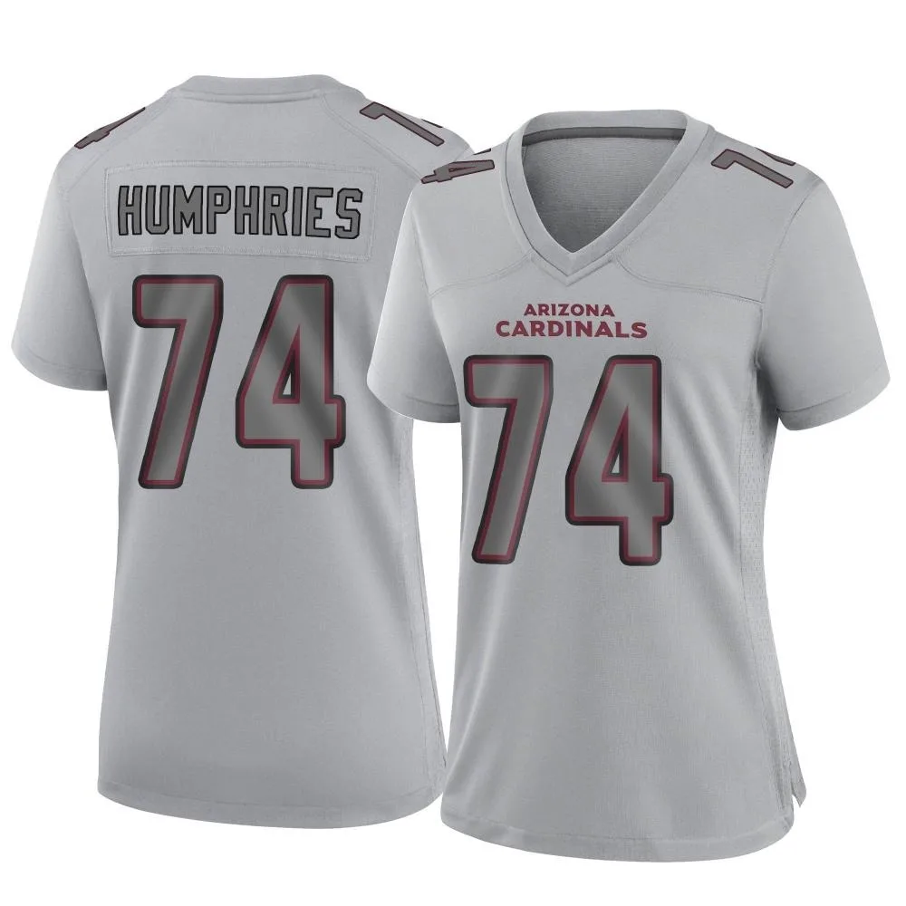 Women's Arizona Cardinals D.j. Humphries Nike Atmosphere Fashion Game Gray Jersey Women's Arizona Cardinals D.j. Humphries Nike Atmosphere Fashion Game Gray Jersey