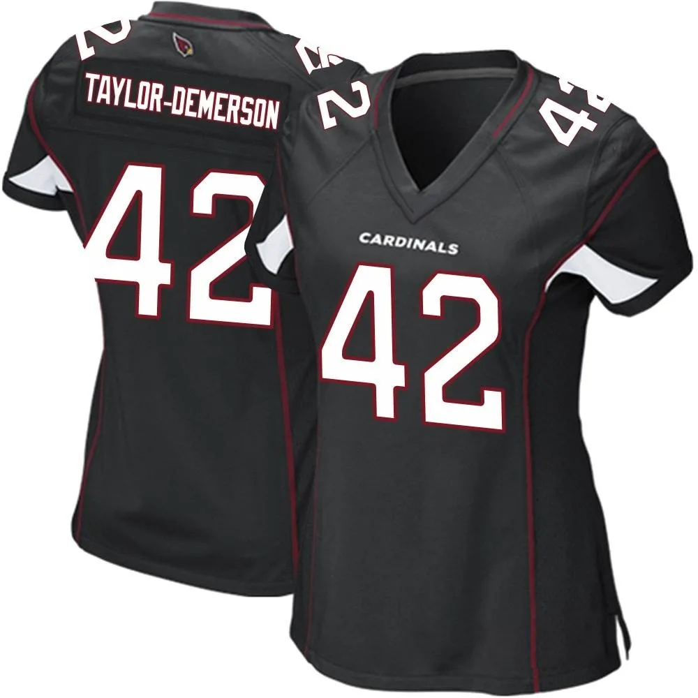 Women's Arizona Cardinals Dadrion Taylor-demerson Nike Alternate Game Black Jersey Women's Arizona Cardinals Dadrion Taylor-demerson Nike Alternate Game Black Jersey