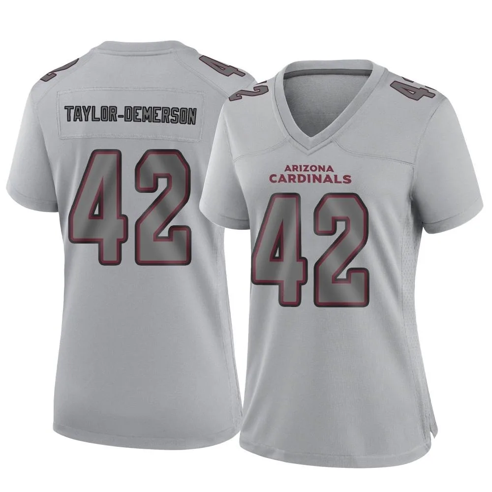 Women's Arizona Cardinals Dadrion Taylor-demerson Nike Atmosphere Fashion Game Gray Jersey Women's Arizona Cardinals Dadrion Taylor-demerson Nike Atmosphere Fashion Game Gray Jersey