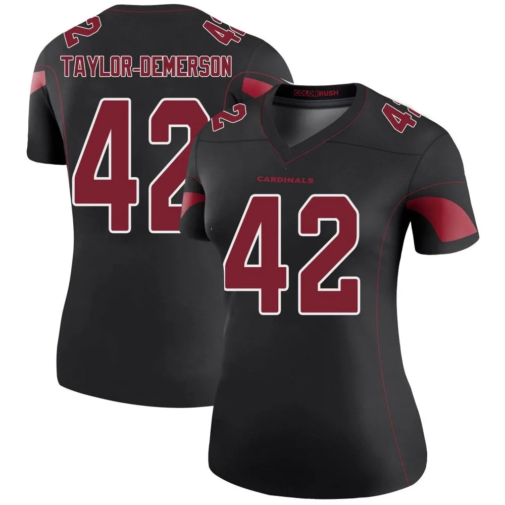 Women's Arizona Cardinals Dadrion Taylor-demerson Nike Color Rush Legend Black Jersey Women's Arizona Cardinals Dadrion Taylor-demerson Nike Color Rush Legend Black Jersey