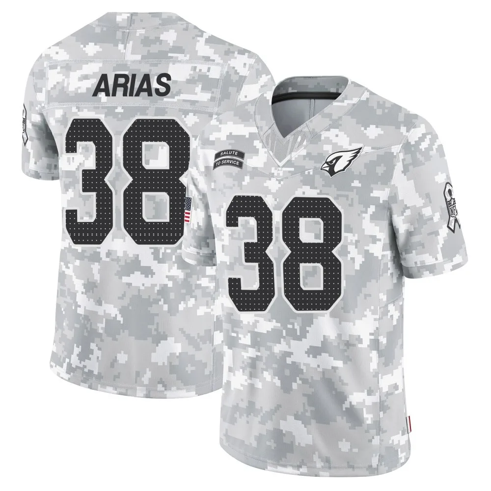 Men's Arizona Cardinals Daniel Arias Nike 2024 Salute To Service Limited Arctic Camo Jersey Men's Arizona Cardinals Daniel Arias Nike 2024 Salute To Service Limited Arctic Camo Jersey