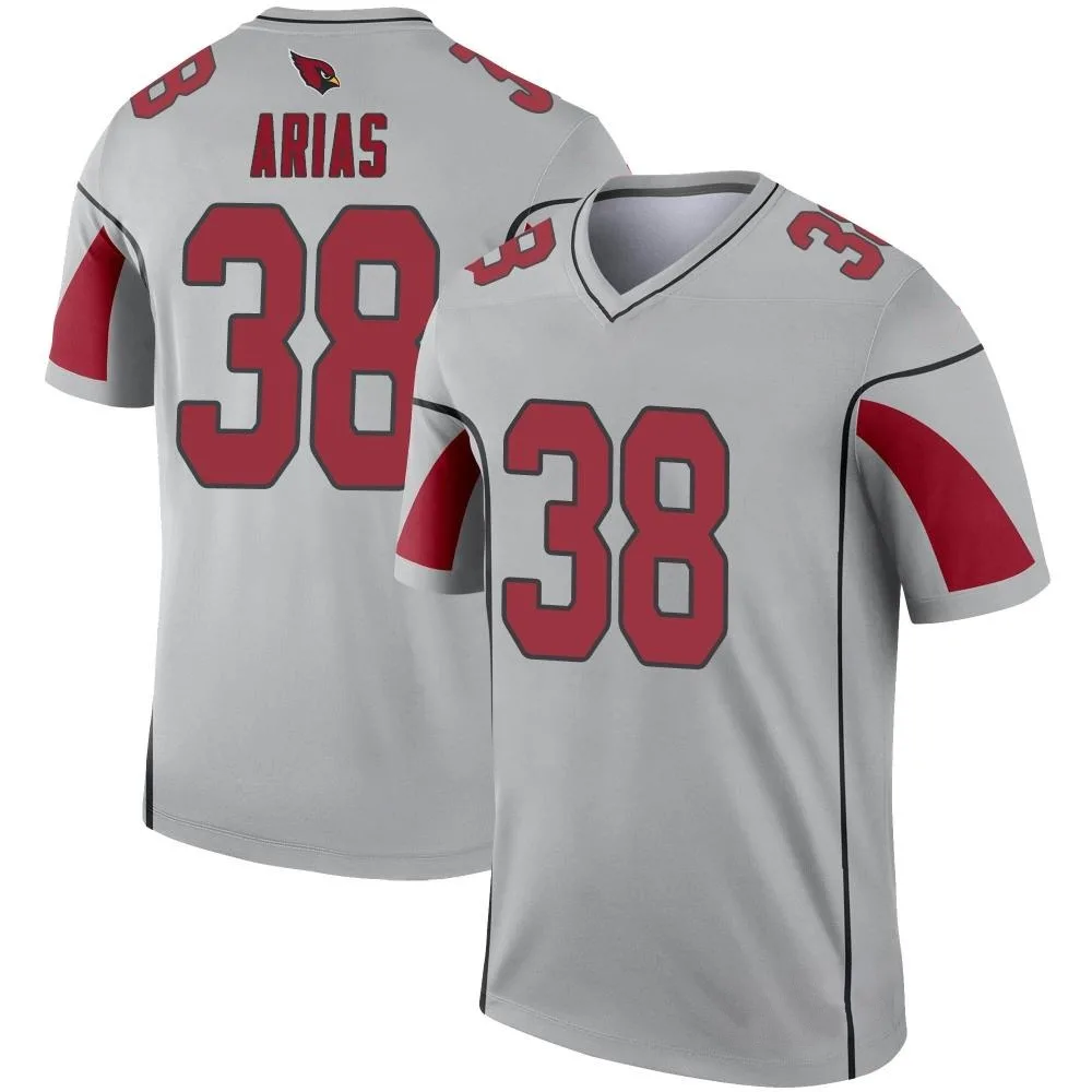 Youth Arizona Cardinals Daniel Arias Nike Inverted Silver Legend Jersey Youth Arizona Cardinals Daniel Arias Nike Inverted Silver Legend Jersey