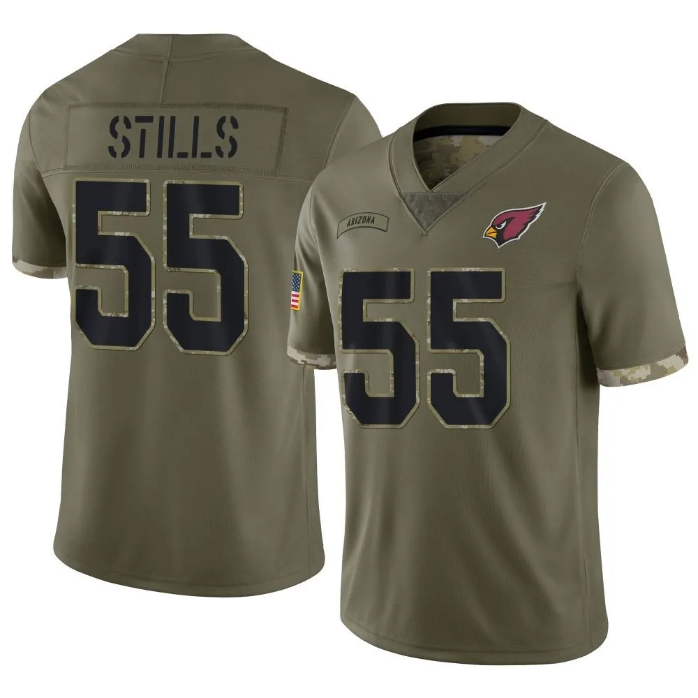 Youth Arizona Cardinals Dante Stills Nike 2022 Salute To Service Limited Olive Jersey Youth Arizona Cardinals Dante Stills Nike 2022 Salute To Service Limited Olive Jersey
