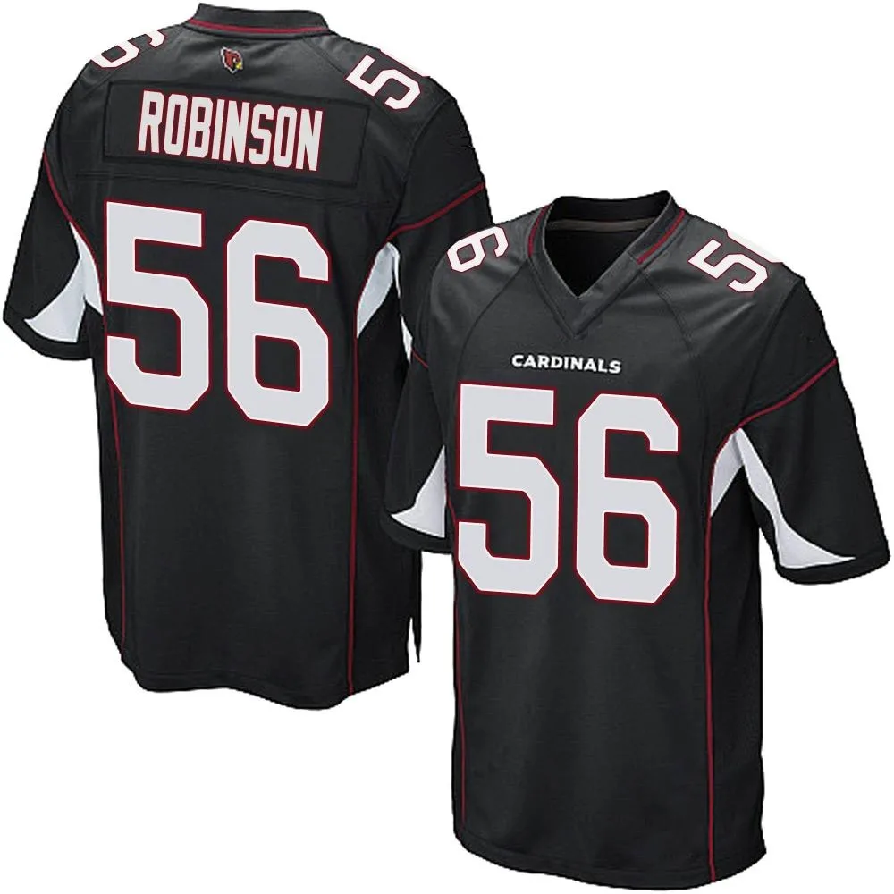 Men's Arizona Cardinals Darius Robinson Nike Alternate Game Black Jersey Men's Arizona Cardinals Darius Robinson Nike Alternate Game Black Jersey