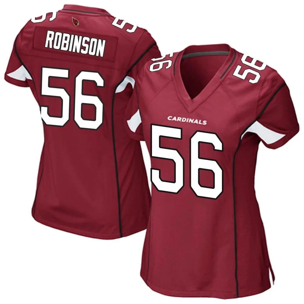 Women's Arizona Cardinals Darius Robinson Nike Cardinal Team Color Game Jersey Women's Arizona Cardinals Darius Robinson Nike Cardinal Team Color Game Jersey