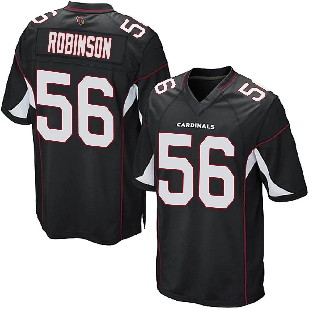 Youth Arizona Cardinals Darius Robinson Nike Alternate Game Black Jersey Youth Arizona Cardinals Darius Robinson Nike Alternate Game Black Jersey