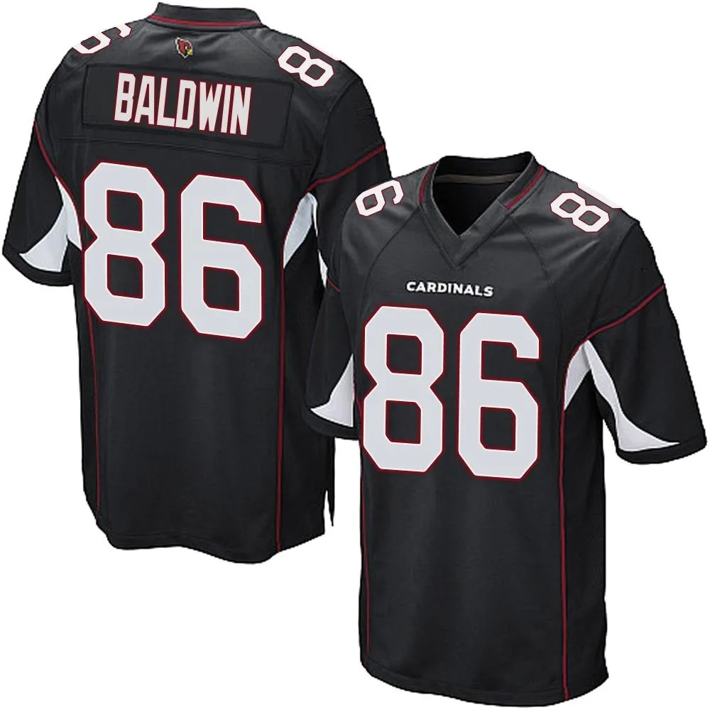 Men's Arizona Cardinals Daylen Baldwin Nike Alternate Game Black Jersey Men's Arizona Cardinals Daylen Baldwin Nike Alternate Game Black Jersey