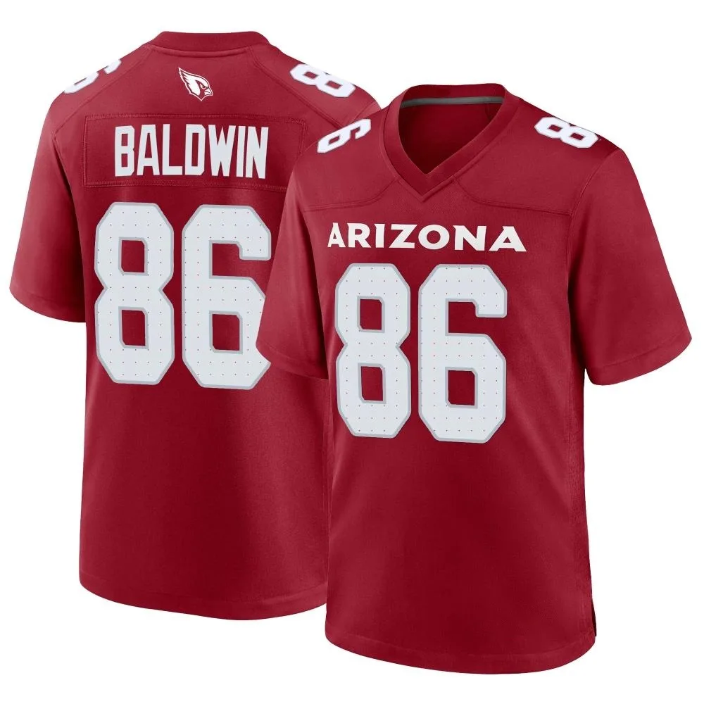 Men's Arizona Cardinals Daylen Baldwin Nike Cardinal Game Jersey Men's Arizona Cardinals Daylen Baldwin Nike Cardinal Game Jersey