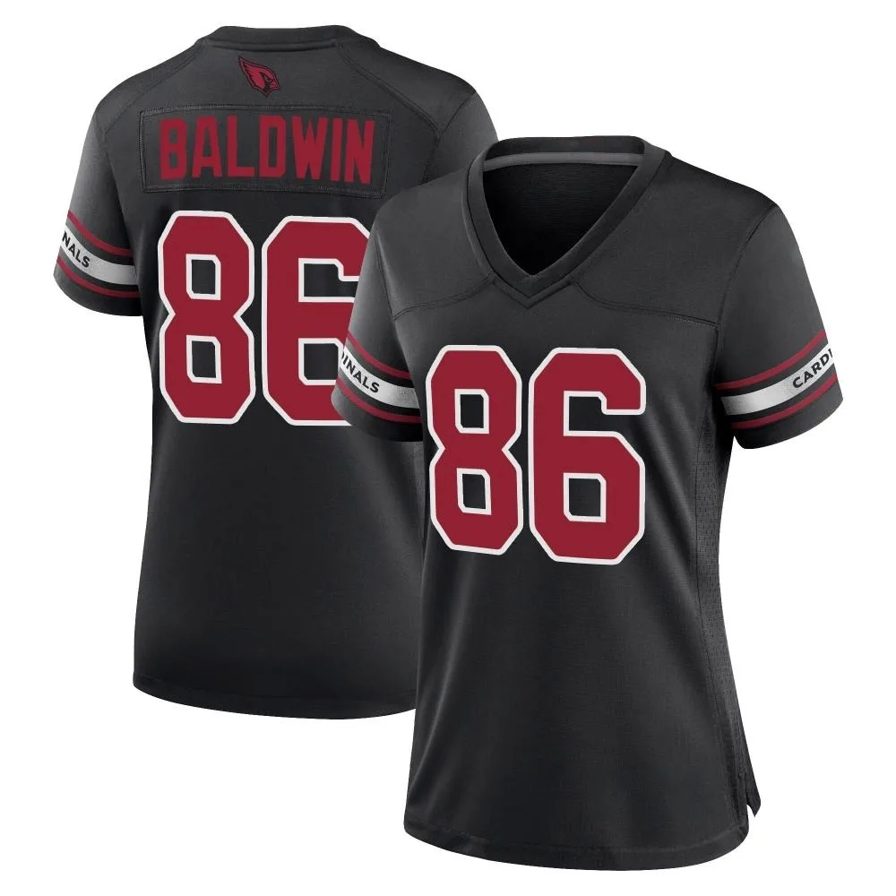 Women's Arizona Cardinals Daylen Baldwin Nike 2nd Alternate Game Black Jersey Women's Arizona Cardinals Daylen Baldwin Nike 2nd Alternate Game Black Jersey