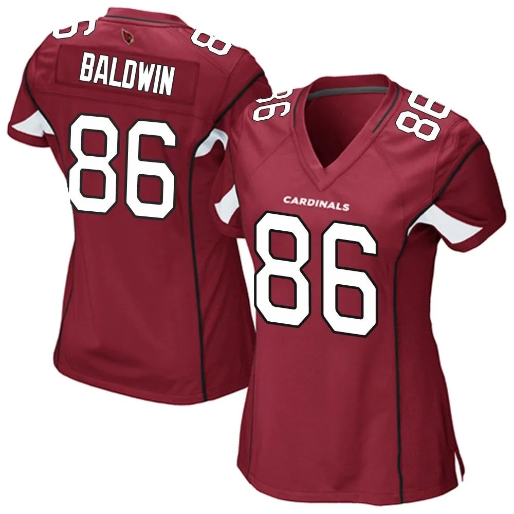 Women's Arizona Cardinals Daylen Baldwin Nike Cardinal Team Color Game Jersey Women's Arizona Cardinals Daylen Baldwin Nike Cardinal Team Color Game Jersey