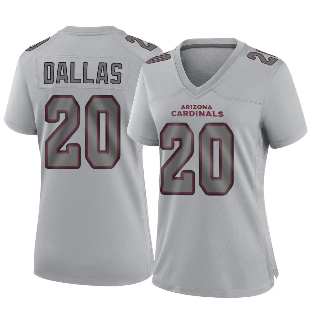 Women's Arizona Cardinals Deejay Dallas Nike Atmosphere Fashion Game Gray Jersey Women's Arizona Cardinals Deejay Dallas Nike Atmosphere Fashion Game Gray Jersey