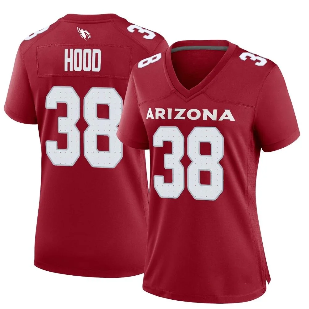 Women's Arizona Cardinals Delonte Hood Nike Cardinal Game Jersey Women's Arizona Cardinals Delonte Hood Nike Cardinal Game Jersey