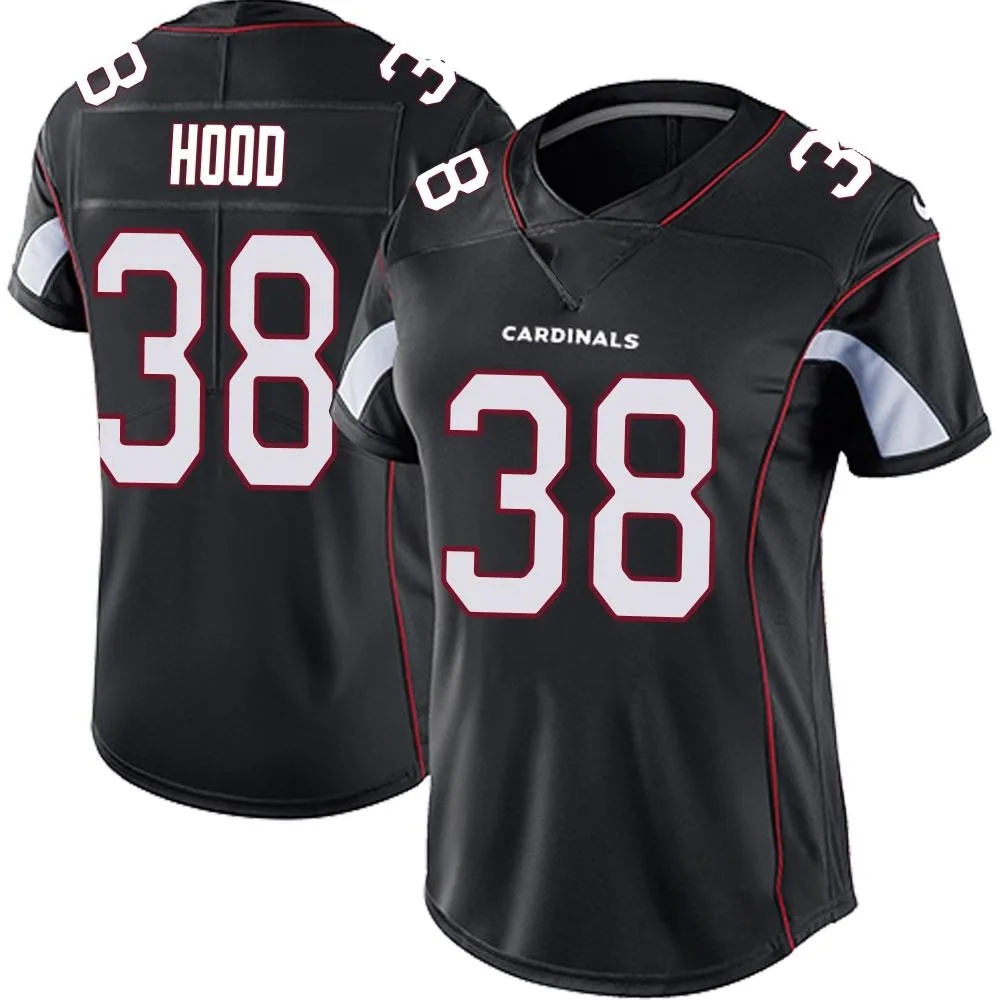 Women's Arizona Cardinals Delonte Hood Nike Vapor Untouchable Limited Black Jersey Women's Arizona Cardinals Delonte Hood Nike Vapor Untouchable Limited Black Jersey