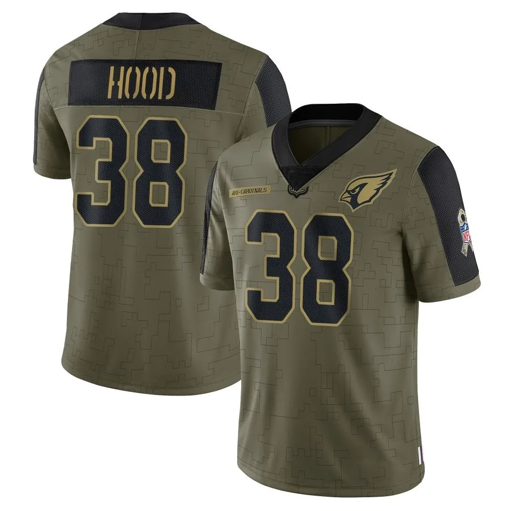 Youth Arizona Cardinals Delonte Hood Nike 2021 Salute To Service Limited Olive Jersey Youth Arizona Cardinals Delonte Hood Nike 2021 Salute To Service Limited Olive Jersey