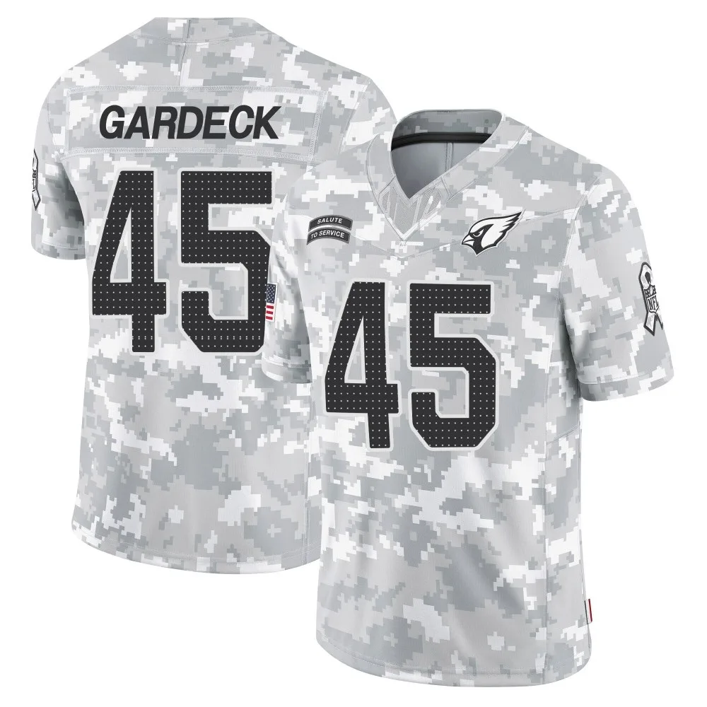Men's Arizona Cardinals Dennis Gardeck Nike 2024 Salute To Service Limited Arctic Camo Jersey Men's Arizona Cardinals Dennis Gardeck Nike 2024 Salute To Service Limited Arctic Camo Jersey
