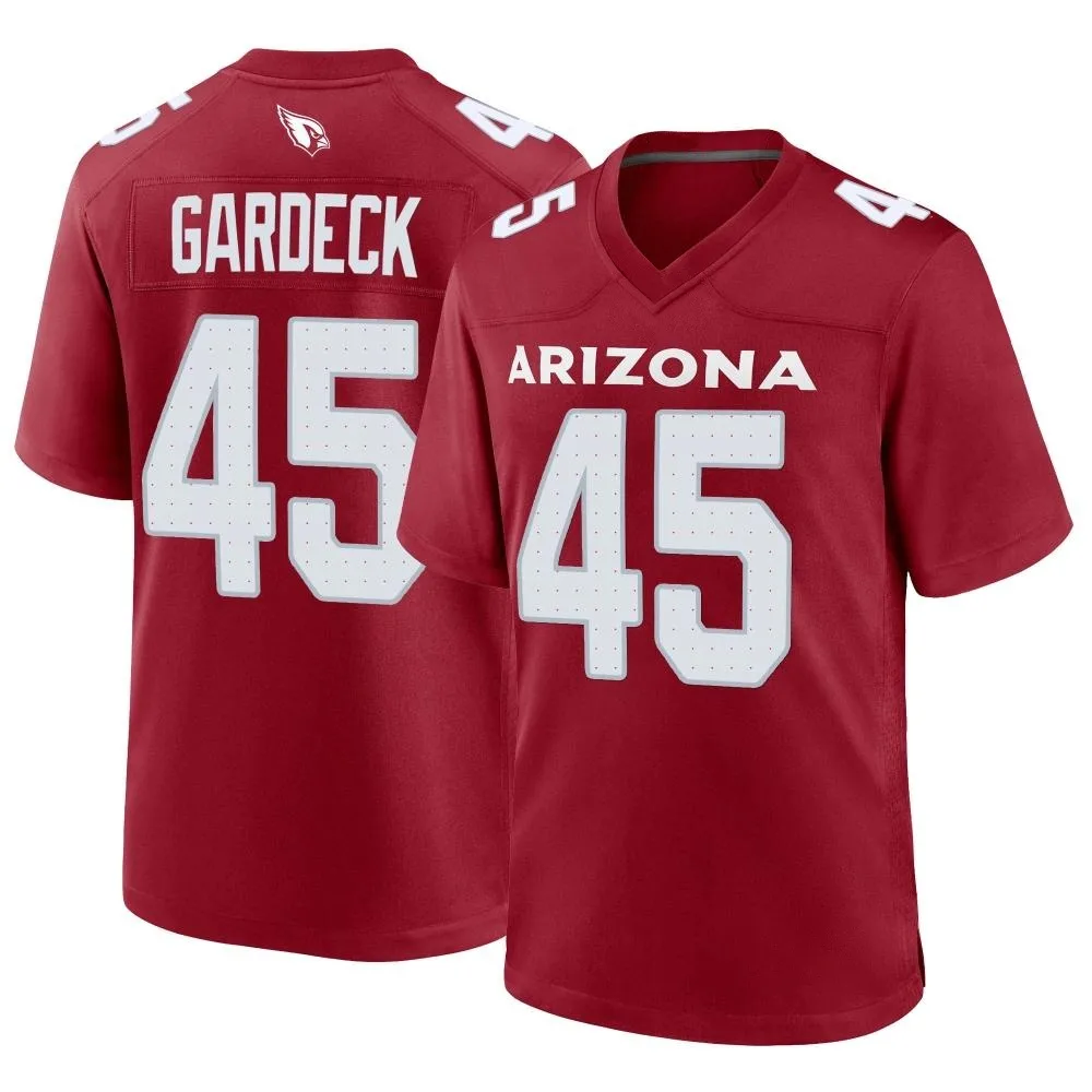 Men's Arizona Cardinals Dennis Gardeck Nike Cardinal Game Jersey Men's Arizona Cardinals Dennis Gardeck Nike Cardinal Game Jersey