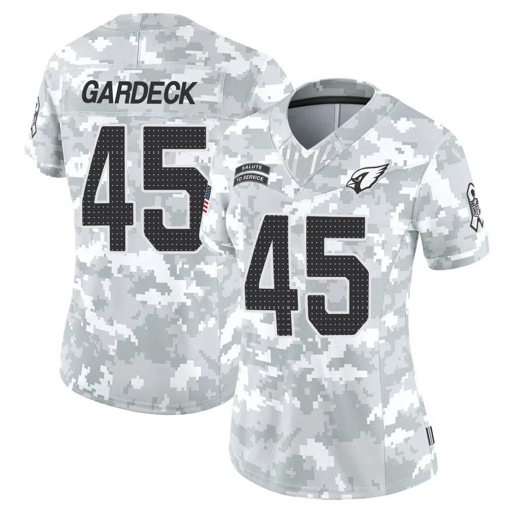 Women's Arizona Cardinals Dennis Gardeck Nike 2024 Salute To Service Limited Arctic Camo Jersey Women's Arizona Cardinals Dennis Gardeck Nike 2024 Salute To Service Limited Arctic Camo Jersey