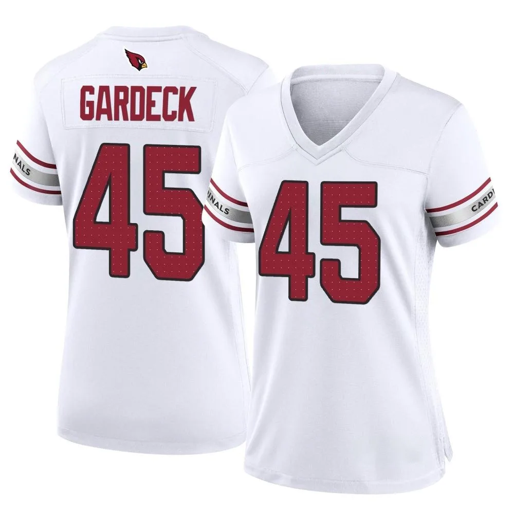 Women's Arizona Cardinals Dennis Gardeck Nike Game White Jersey Women's Arizona Cardinals Dennis Gardeck Nike Game White Jersey