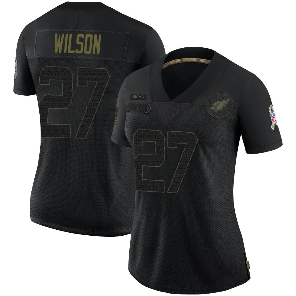 Women's Arizona Cardinals Divaad Wilson Nike 2020 Salute To Service Limited Black Jersey Women's Arizona Cardinals Divaad Wilson Nike 2020 Salute To Service Limited Black Jersey
