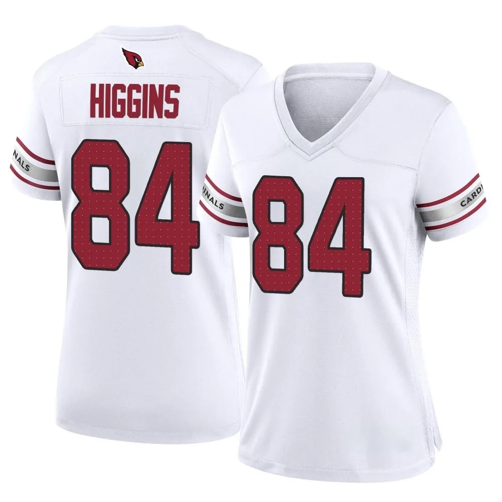 Women's Arizona Cardinals Elijah Higgins Nike Game White Jersey Women's Arizona Cardinals Elijah Higgins Nike Game White Jersey