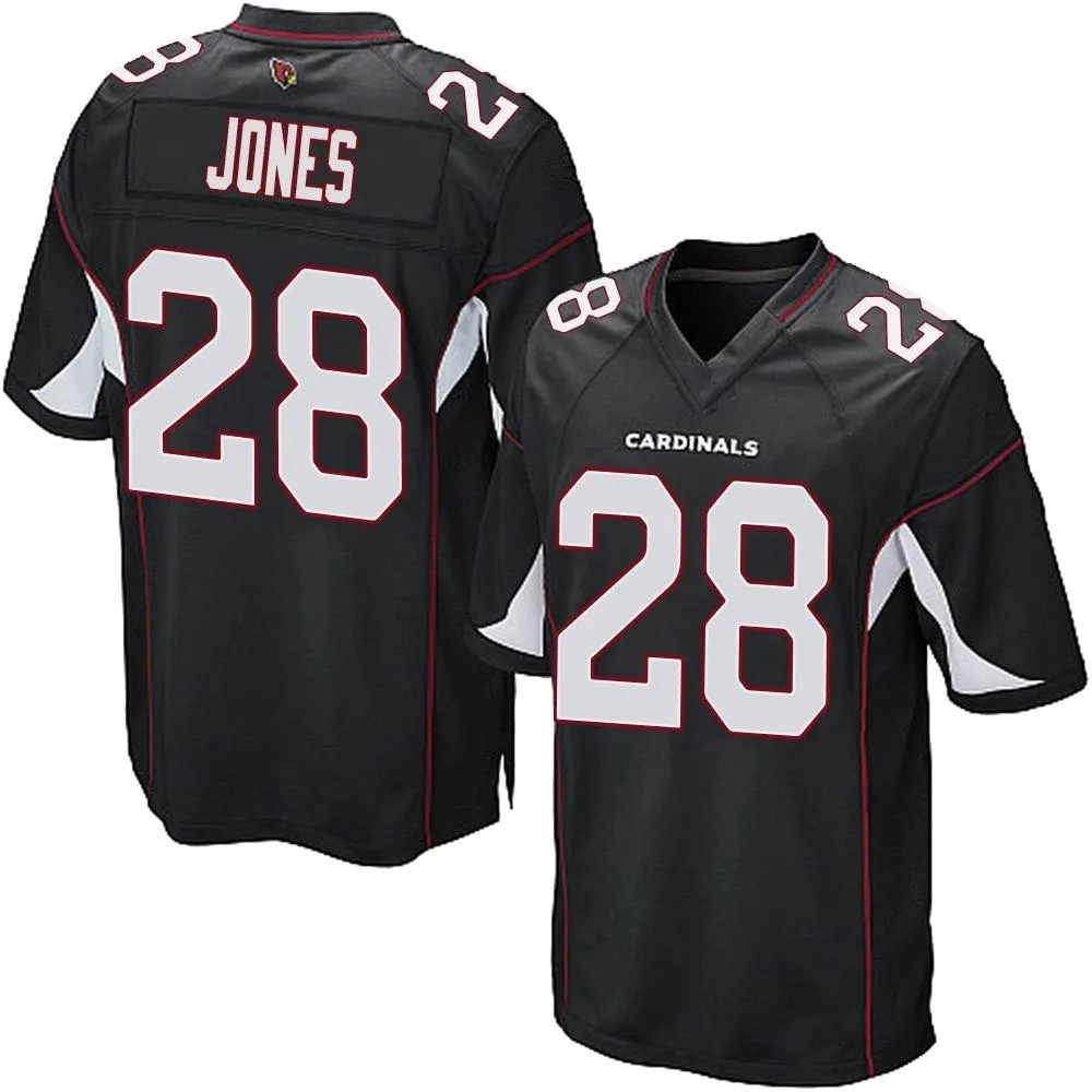 Men's Arizona Cardinals Elijah Jones Nike Alternate Game Black Jersey Men's Arizona Cardinals Elijah Jones Nike Alternate Game Black Jersey