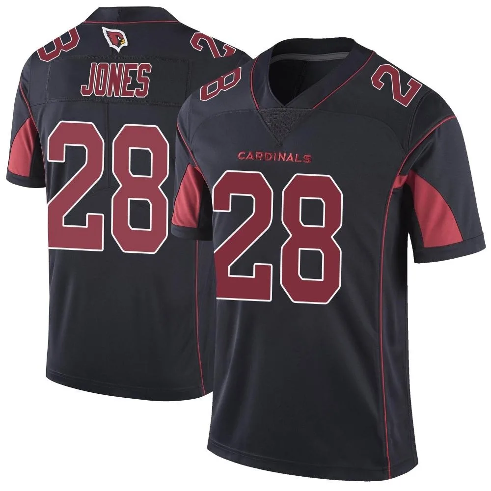 Men's Arizona Cardinals Elijah Jones Nike Color Rush Vapor Untouchable Limited Black Jersey Men's Arizona Cardinals Elijah Jones Nike Color Rush Vapor Untouchable Limited Black Jersey