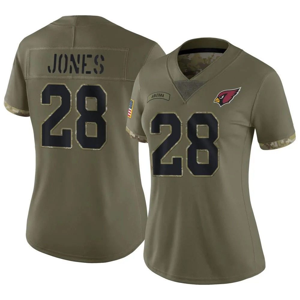 Women's Arizona Cardinals Elijah Jones Nike 2022 Salute To Service Limited Olive Jersey Women's Arizona Cardinals Elijah Jones Nike 2022 Salute To Service Limited Olive Jersey