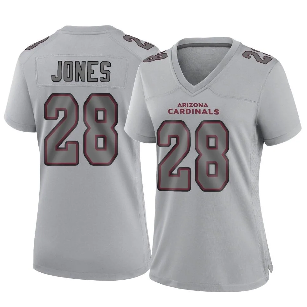 Women's Arizona Cardinals Elijah Jones Nike Atmosphere Fashion Game Gray Jersey Women's Arizona Cardinals Elijah Jones Nike Atmosphere Fashion Game Gray Jersey