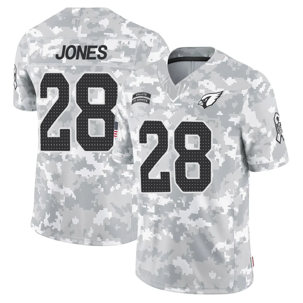 Youth Arizona Cardinals Elijah Jones Nike 2024 Salute To Service Limited Arctic Camo Jersey Youth Arizona Cardinals Elijah Jones Nike 2024 Salute To Service Limited Arctic Camo Jersey