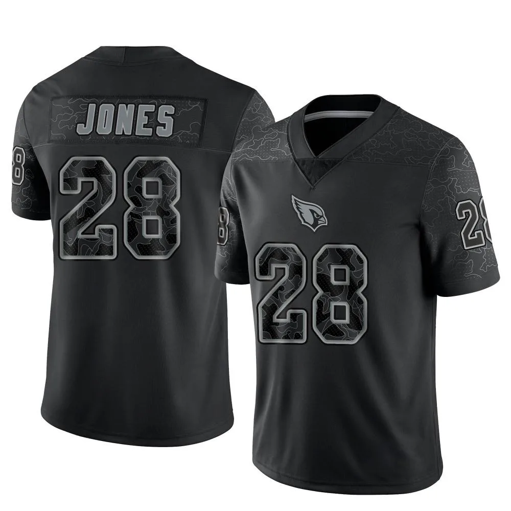 Youth Arizona Cardinals Elijah Jones Nike Reflective Limited Black Jersey Youth Arizona Cardinals Elijah Jones Nike Reflective Limited Black Jersey