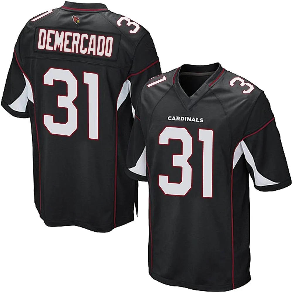 Men's Arizona Cardinals Emari Demercado Nike Alternate Game Black Jersey Men's Arizona Cardinals Emari Demercado Nike Alternate Game Black Jersey