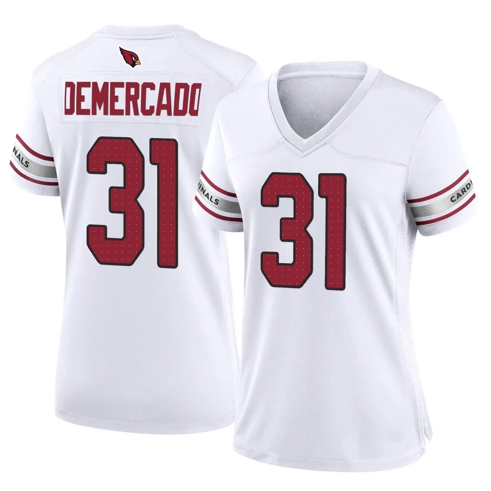 Women's Arizona Cardinals Emari Demercado Nike Game White Jersey Women's Arizona Cardinals Emari Demercado Nike Game White Jersey