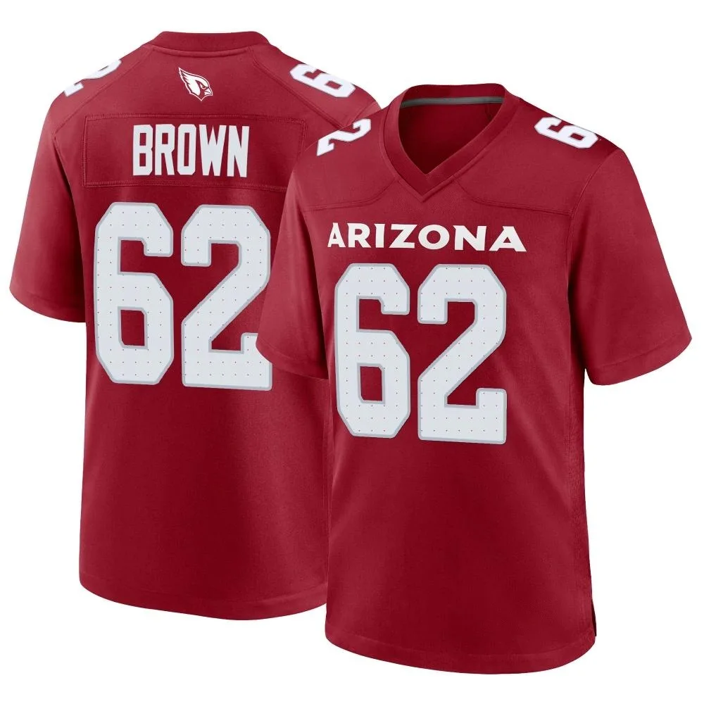 Men's Arizona Cardinals Evan Brown Nike Cardinal Game Jersey Men's Arizona Cardinals Evan Brown Nike Cardinal Game Jersey