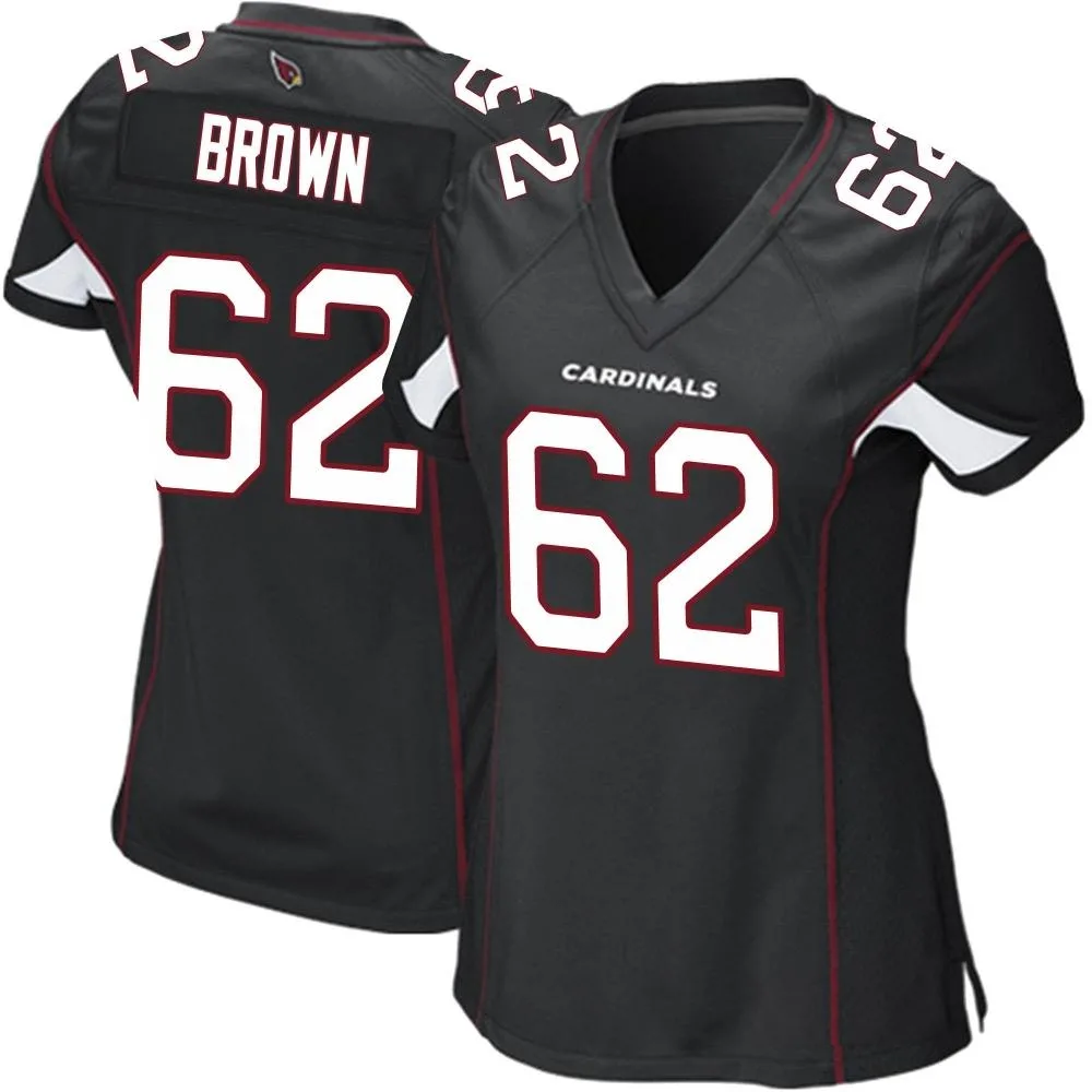Women's Arizona Cardinals Evan Brown Nike Alternate Game Black Jersey Women's Arizona Cardinals Evan Brown Nike Alternate Game Black Jersey