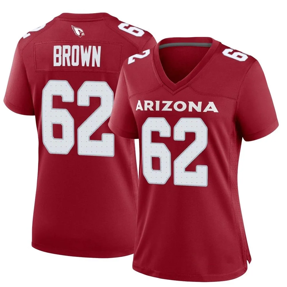 Women's Arizona Cardinals Evan Brown Nike Cardinal Game Jersey Women's Arizona Cardinals Evan Brown Nike Cardinal Game Jersey
