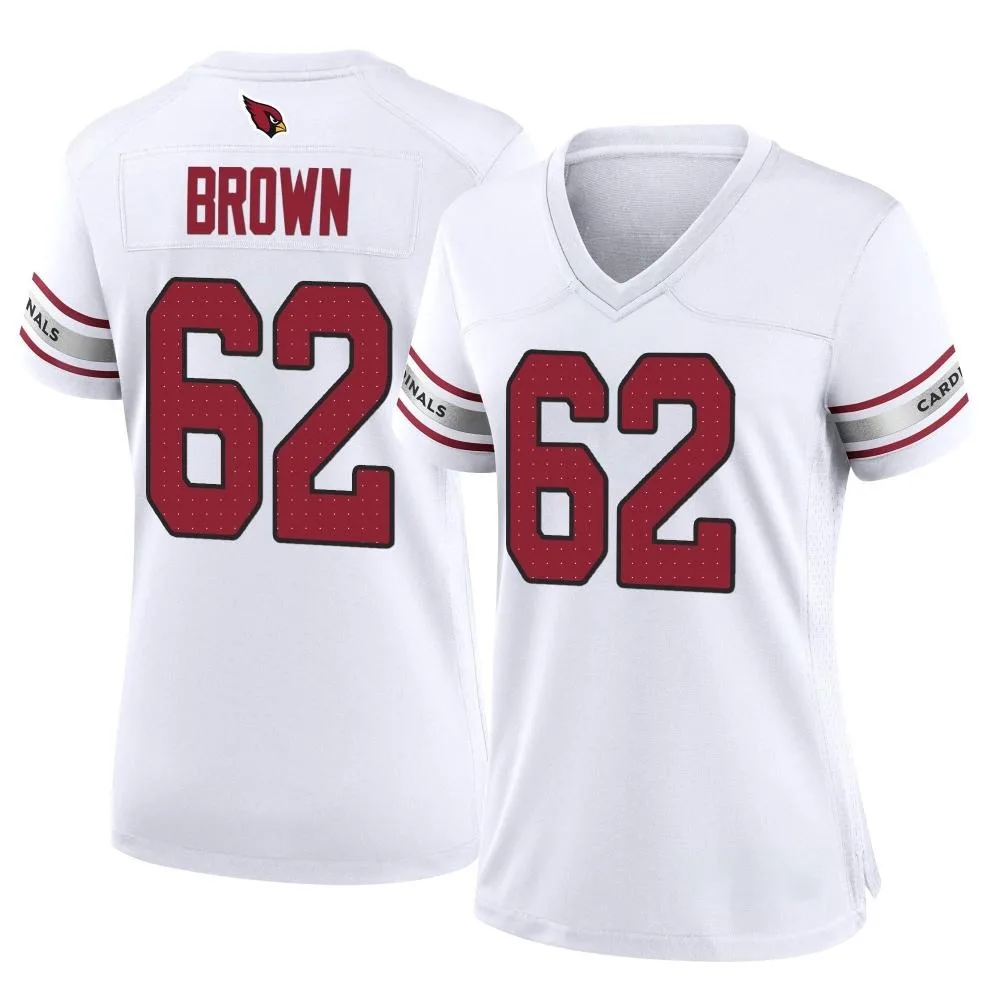 Women's Arizona Cardinals Evan Brown Nike Game White Jersey Women's Arizona Cardinals Evan Brown Nike Game White Jersey