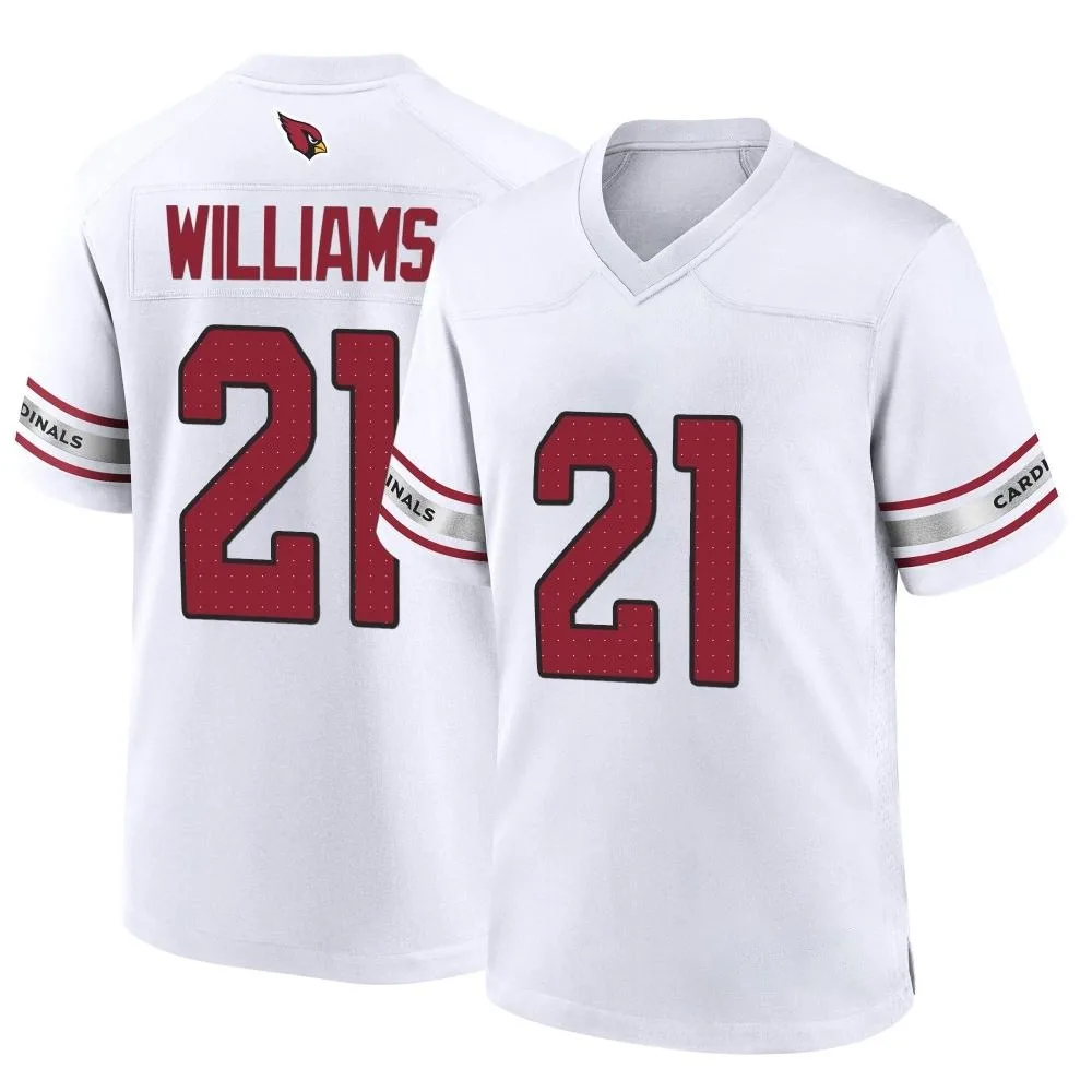 Men's Arizona Cardinals Garrett Williams Nike Game White Jersey Men's Arizona Cardinals Garrett Williams Nike Game White Jersey