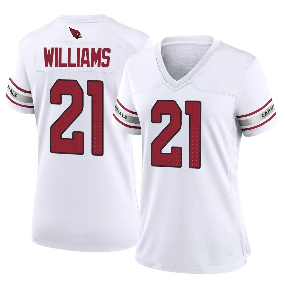 Women's Arizona Cardinals Garrett Williams Nike Game White Jersey Women's Arizona Cardinals Garrett Williams Nike Game White Jersey