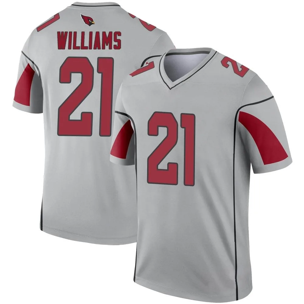 Youth Arizona Cardinals Garrett Williams Nike Inverted Silver Legend Jersey Youth Arizona Cardinals Garrett Williams Nike Inverted Silver Legend Jersey