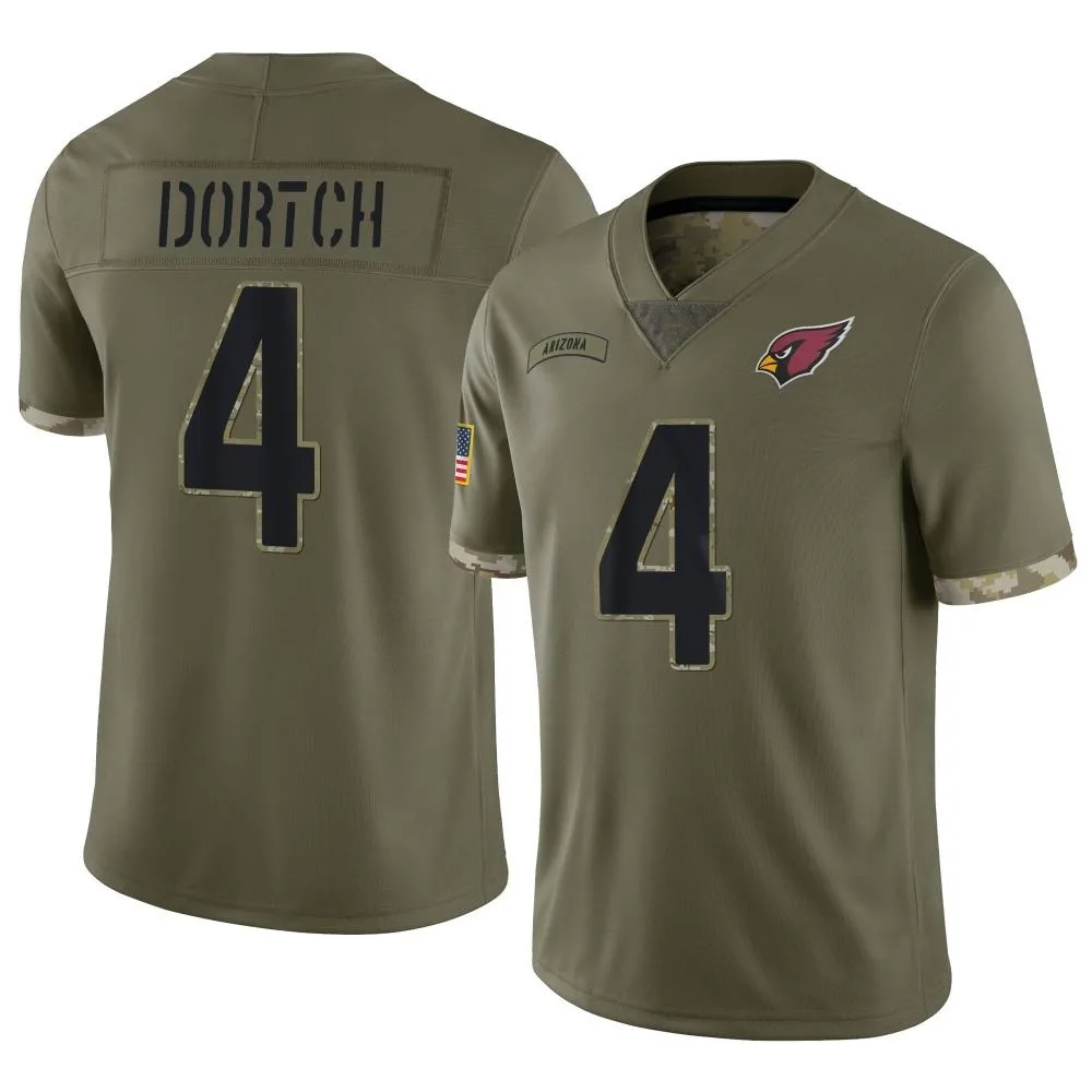 Men's Arizona Cardinals Greg Dortch Nike 2022 Salute To Service Limited Olive Jersey Men's Arizona Cardinals Greg Dortch Nike 2022 Salute To Service Limited Olive Jersey