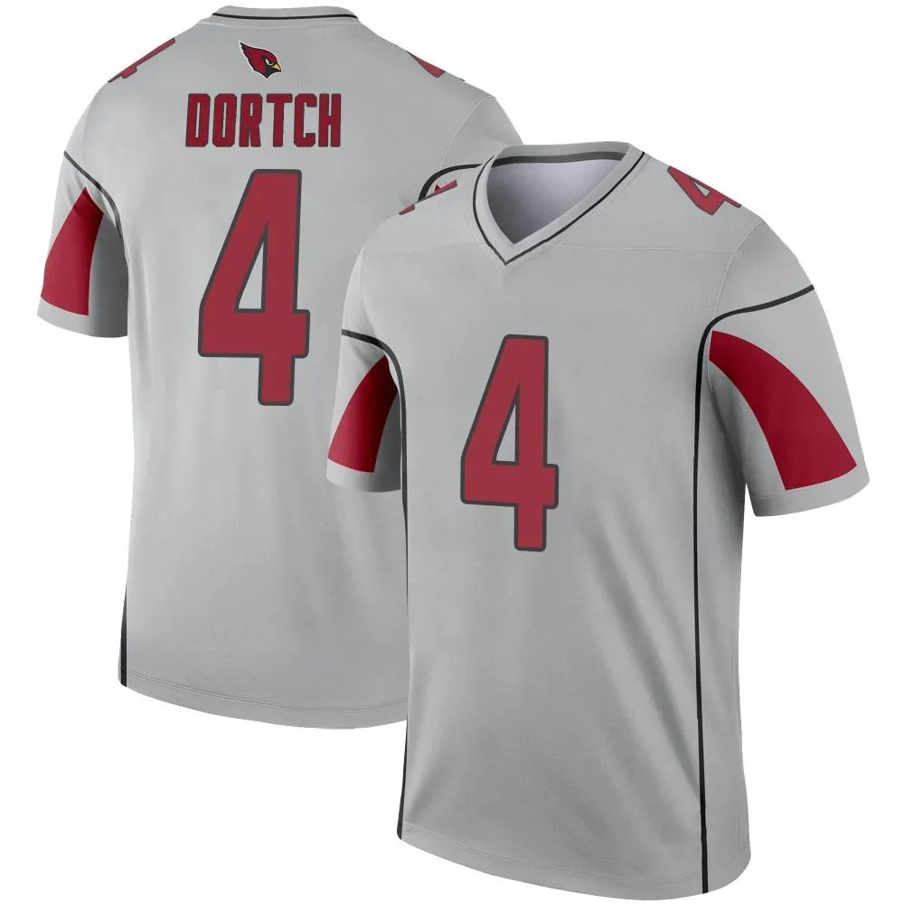 Men's Arizona Cardinals Greg Dortch Nike Inverted Silver Legend Jersey Men's Arizona Cardinals Greg Dortch Nike Inverted Silver Legend Jersey