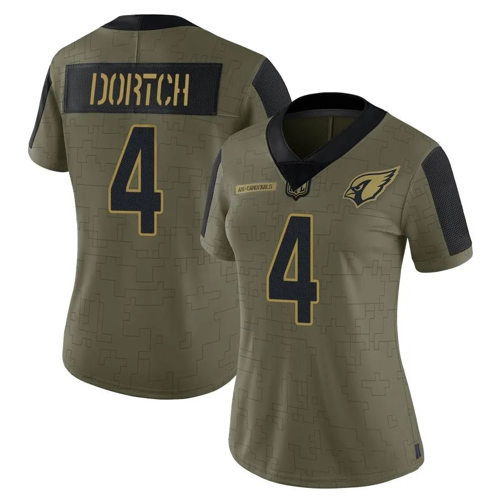 Women's Arizona Cardinals Greg Dortch Nike 2021 Salute To Service Limited Olive Jersey Women's Arizona Cardinals Greg Dortch Nike 2021 Salute To Service Limited Olive Jersey