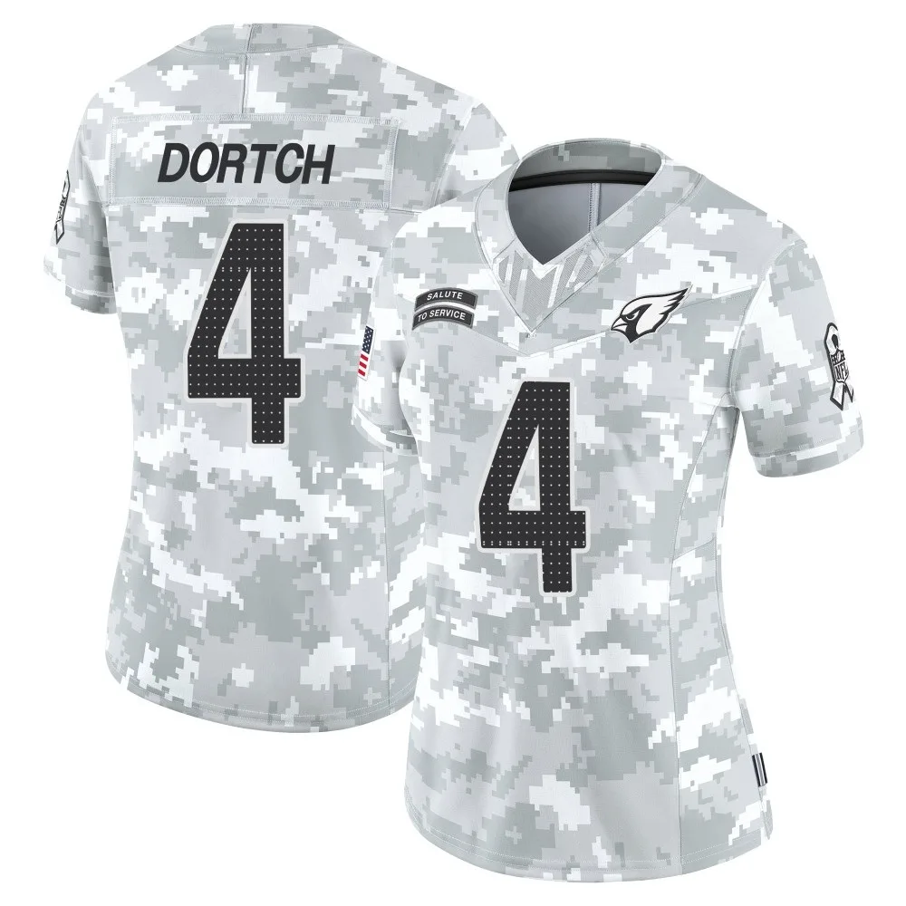 Women's Arizona Cardinals Greg Dortch Nike 2024 Salute To Service Limited Arctic Camo Jersey Women's Arizona Cardinals Greg Dortch Nike 2024 Salute To Service Limited Arctic Camo Jersey