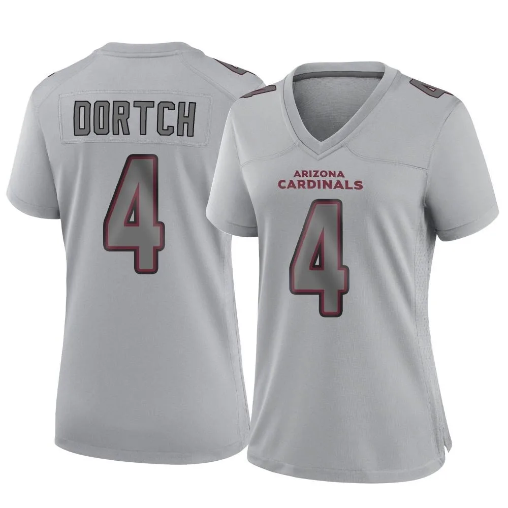 Women's Arizona Cardinals Greg Dortch Nike Atmosphere Fashion Game Gray Jersey Women's Arizona Cardinals Greg Dortch Nike Atmosphere Fashion Game Gray Jersey