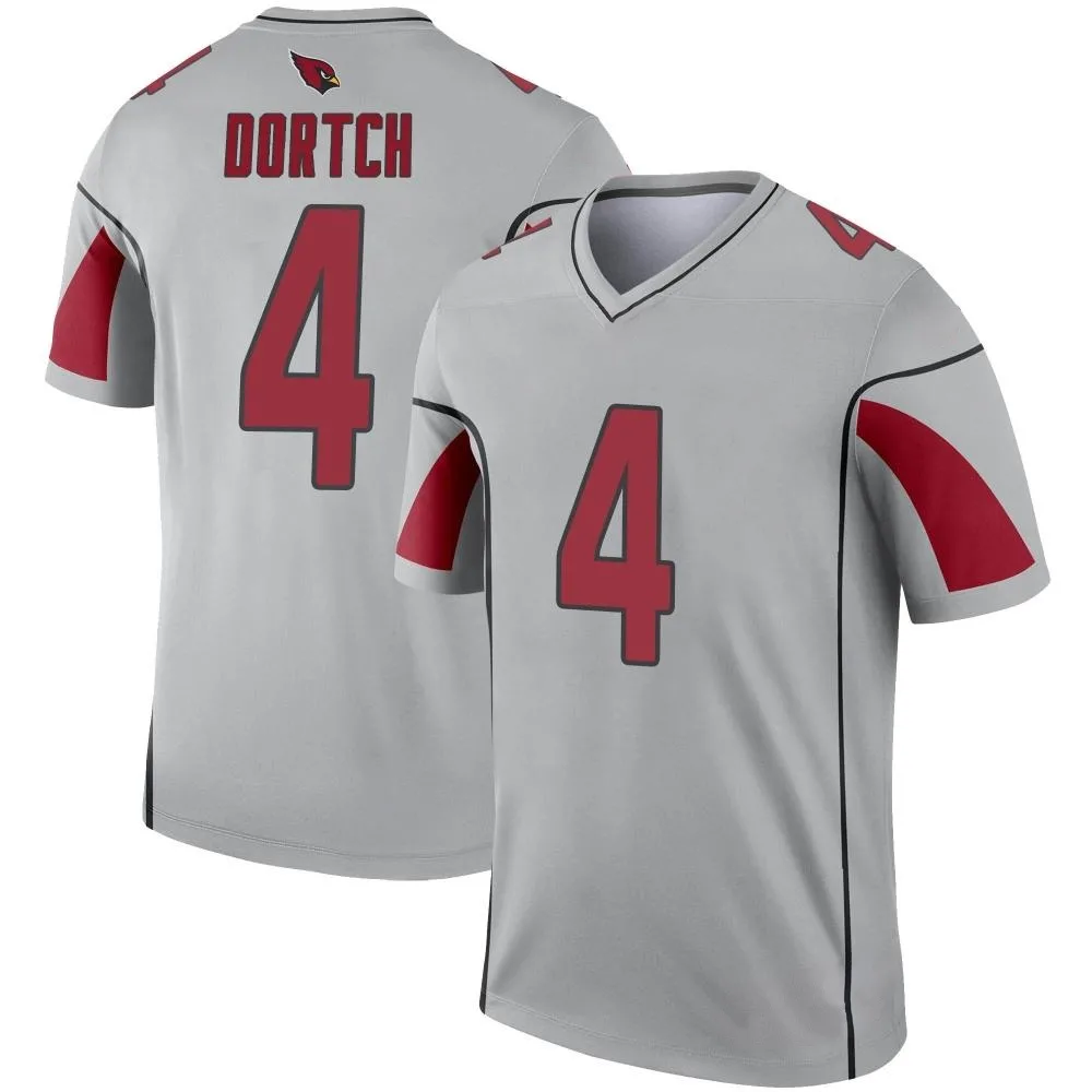 Youth Arizona Cardinals Greg Dortch Nike Inverted Silver Legend Jersey Youth Arizona Cardinals Greg Dortch Nike Inverted Silver Legend Jersey