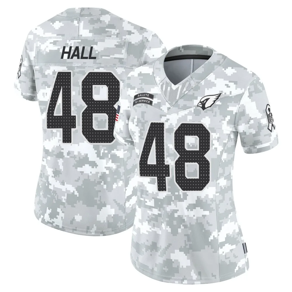 Women's Arizona Cardinals Hassan Hall Nike 2024 Salute To Service Limited Arctic Camo Jersey Women's Arizona Cardinals Hassan Hall Nike 2024 Salute To Service Limited Arctic Camo Jersey