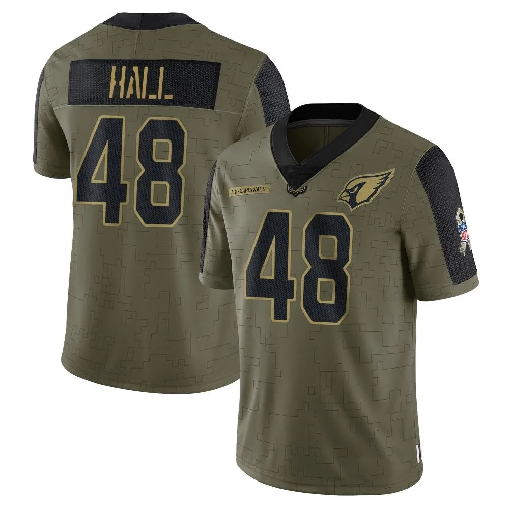 Youth Arizona Cardinals Hassan Hall Nike 2021 Salute To Service Limited Olive Jersey Youth Arizona Cardinals Hassan Hall Nike 2021 Salute To Service Limited Olive Jersey