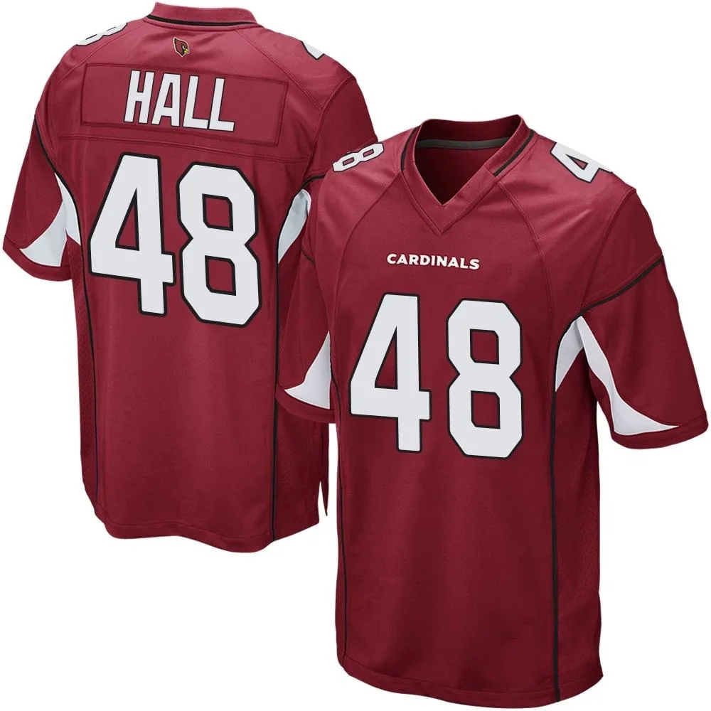 Youth Arizona Cardinals Hassan Hall Nike Cardinal Team Color Game Jersey Youth Arizona Cardinals Hassan Hall Nike Cardinal Team Color Game Jersey