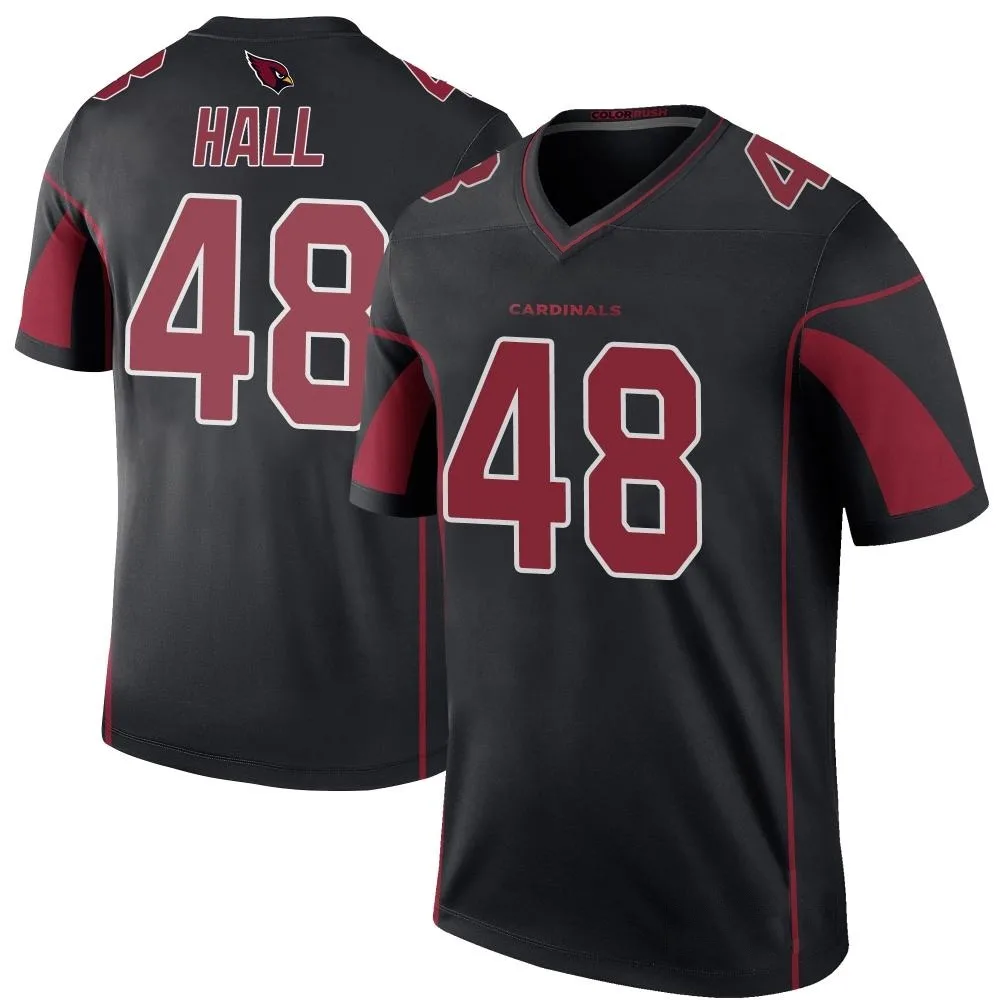 Youth Arizona Cardinals Hassan Hall Nike Color Rush Legend Black Jersey Youth Arizona Cardinals Hassan Hall Nike Color Rush Legend Black Jersey